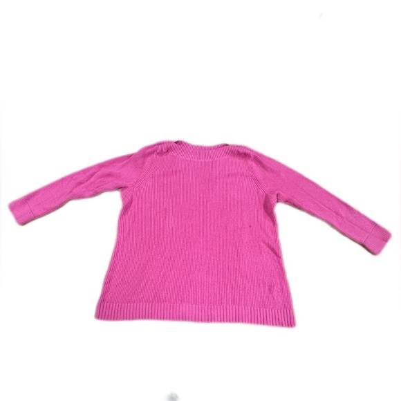 Talbots Pink Boatneck Barbie Core Sweater - Picture 1 of 3